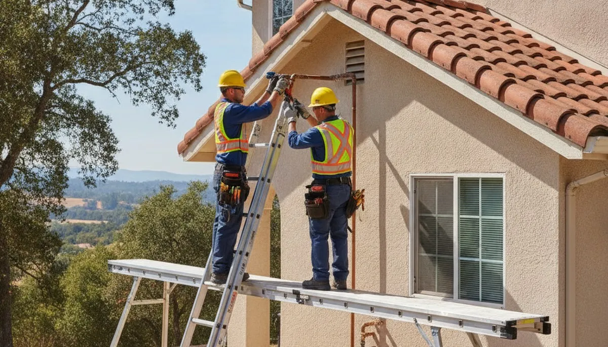Redding, CA plumbing repair service for residential and commercial leaks, clogs, and pipe fixes